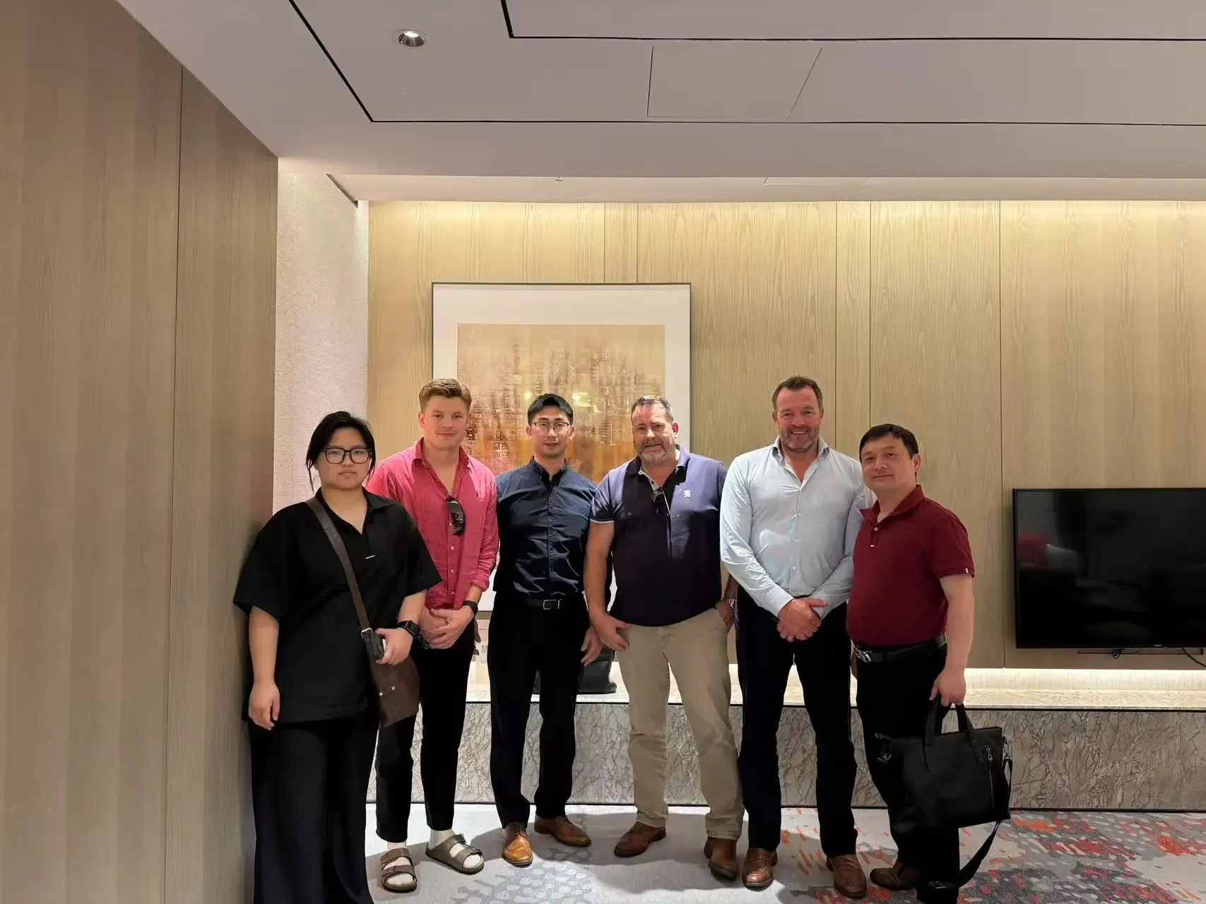 EFANDA Logistics team with overseas partner