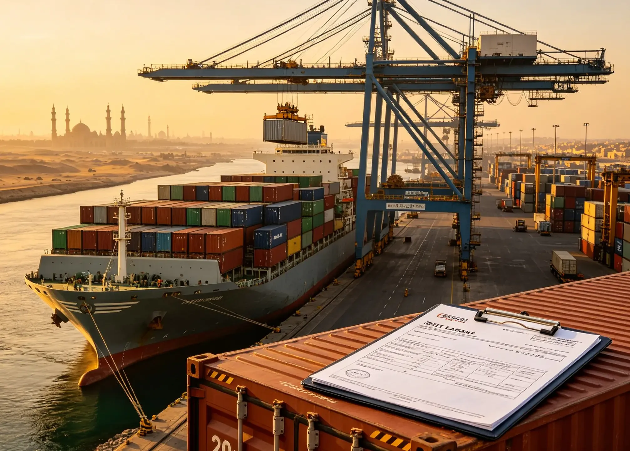 FCL Shipping from China to Egypt: The Complete 2026 Guide (Rates, Transit Time & ACID)