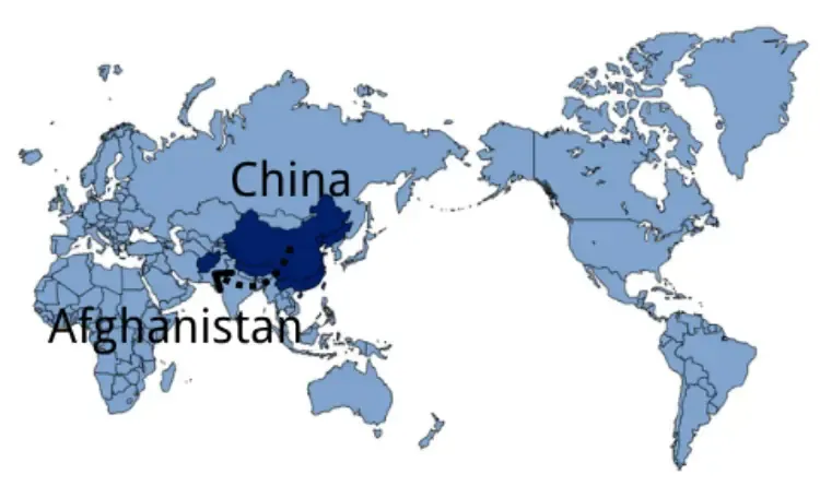 Shipping from China to Afghanistan — sea and air freight routes