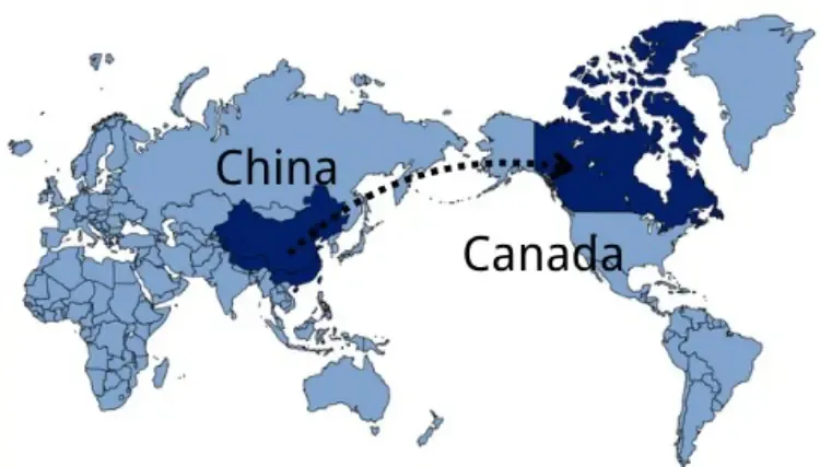 Shipping from China to Canada — sea and air freight routes