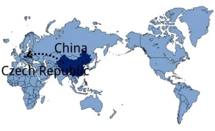Shipping From China to Czech Republic