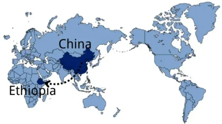 Shipping from China to Ethiopia — sea and air freight routes