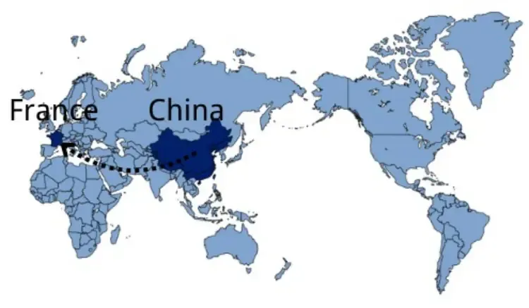 Shipping From China to France