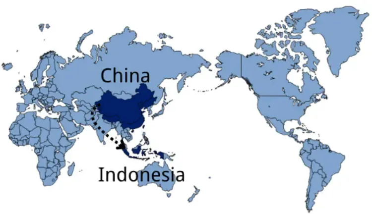 Shipping from China to Indonesia — sea and air freight routes