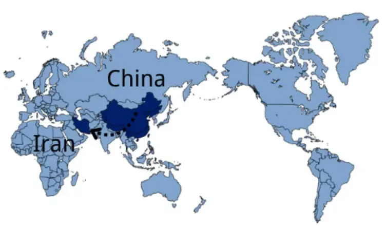 Shipping from China to Iran — sea and air freight routes to Bandar Abbas and Tehran