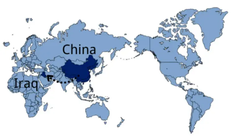 Shipping from China to Iraq — sea and air freight routes