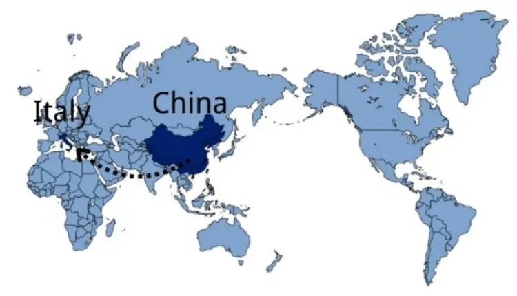 Shipping From China to Italy