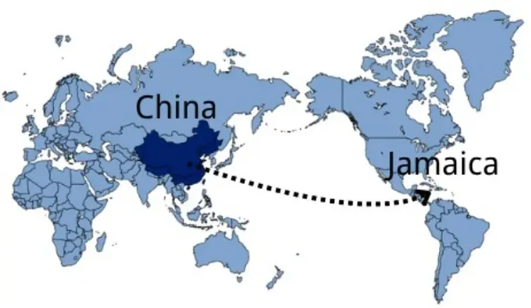Shipping from China to Jamaica — sea and air freight routes