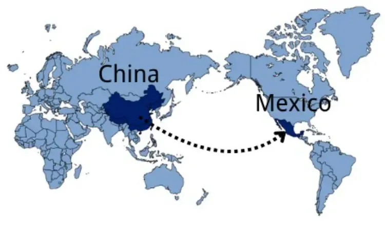 Shipping from China to Mexico — sea and air freight routes