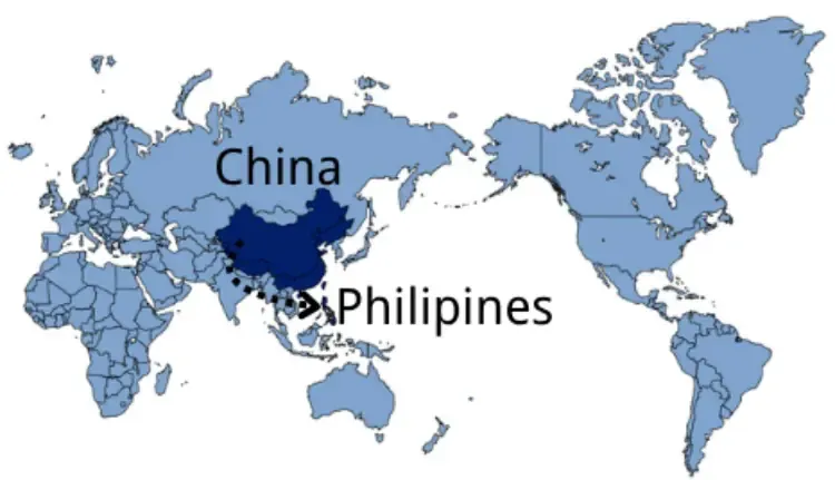 Shipping from China to Philippines — sea and air freight routes
