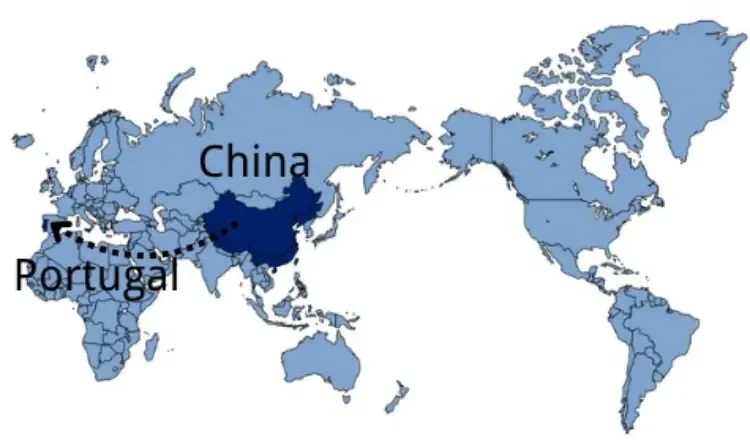 Shipping From China to Portugal