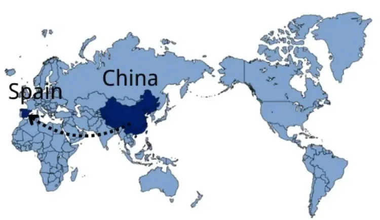 Shipping From China to Spain
