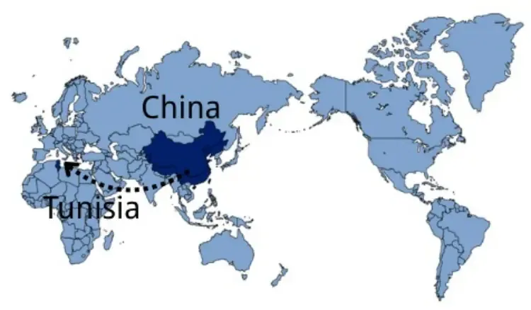 Shipping from China to Tunisia — sea and air freight routes