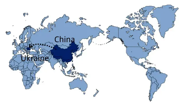 Shipping From China to Ukraine