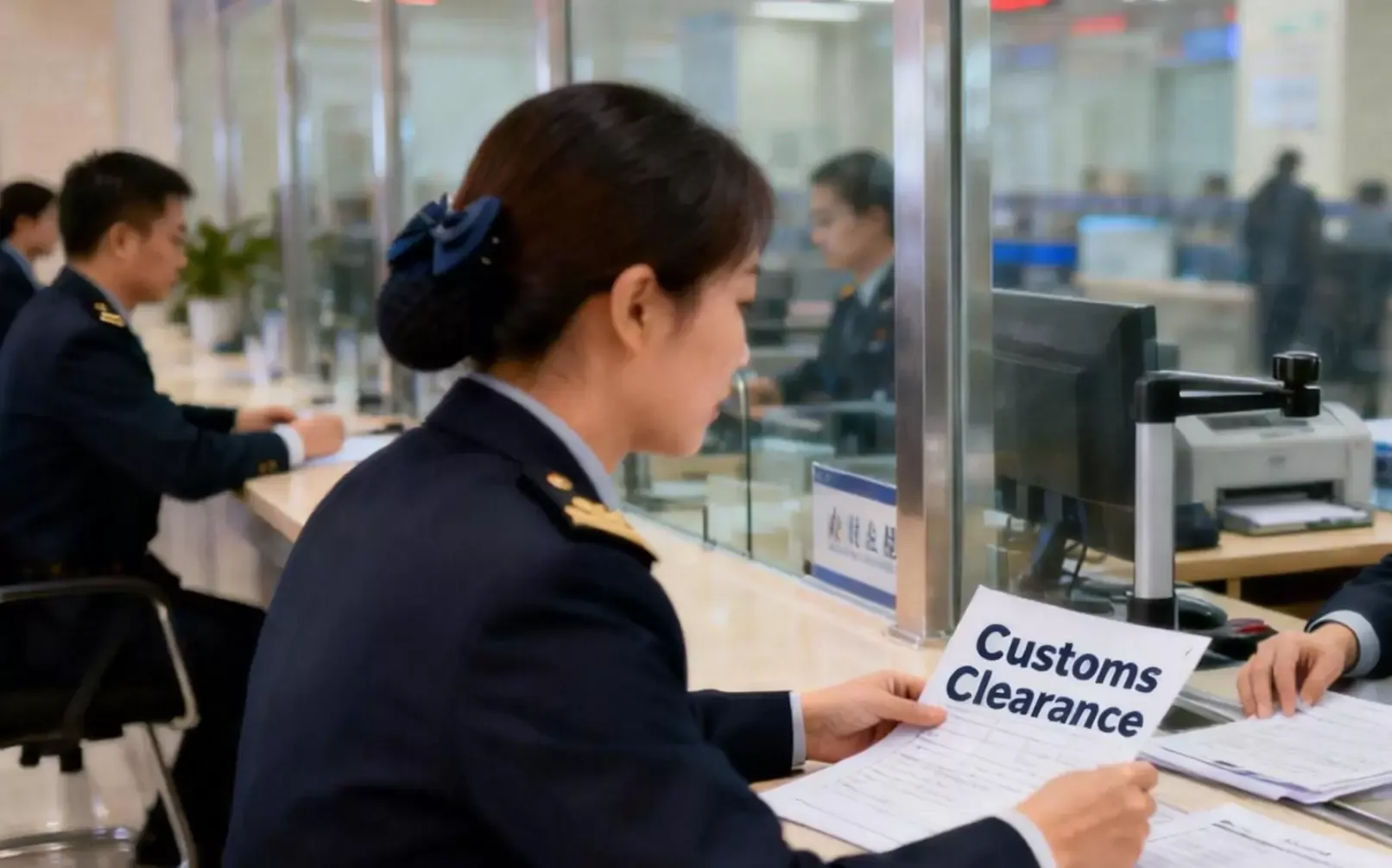 Customs inspection at container terminal — customs clearance services